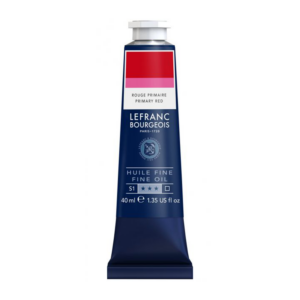Rouge primaire huile peinture fine Lefranc Bourgeois 40 ml