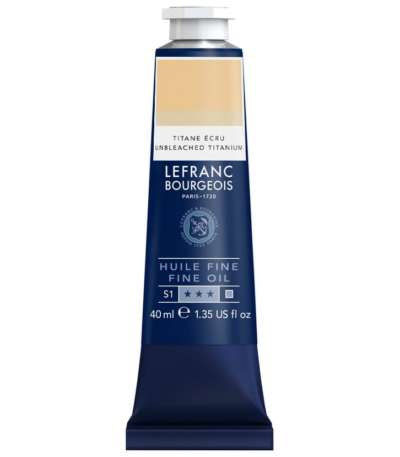 Peinture à l'huile or fine Lefranc Bourgeois 40 ml