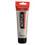 Peinture Acrylique en tube - Argent - 800 - Amsterdam - 120ml