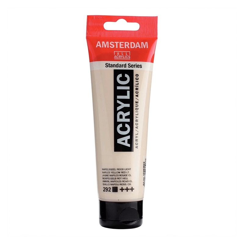 tube-acrylique-120ml-vert-de-perle-822-amsterdameeee Peinture Acrylique en tube -Jaune Naples Rouge Claire - 292 - Amsterdam - 120ml – Image 1