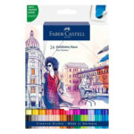 Set De 24 Feutres Aquarellable Goldfaber Double Pointe - Faber-Castell