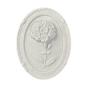 Plaque Décorative Ovale Fleur
