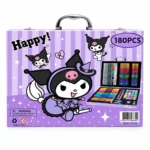 Mallette de dessin "Happy!" - Édition Kuromi (180 pièces)
