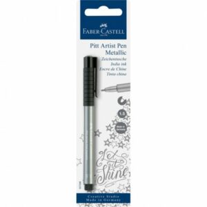 Pitt Artist Pen argent Faber-Castell 1.5 en blister