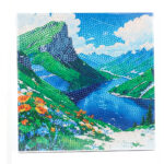 Tableau diamant MONTAGNES 30x30