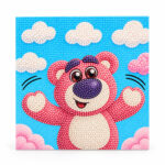 Tableau diamant Lotso de Toy Story 30x30