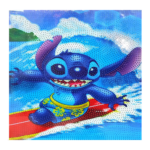 Tableau diamant Stitch 30x30