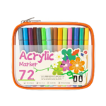 Boîte de 72 Feutres de Peinture Acrylique Doubel