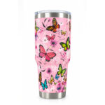 Gourde Papillon en acier inoxydable 900ml