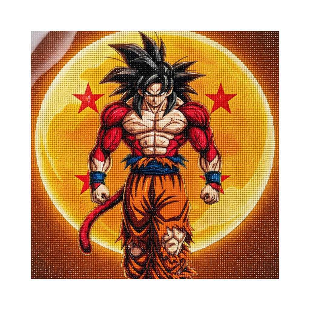 dbz2 Tableau diamant Dragon Ball Z 30x30 – Image 1