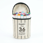 Feutres Foxfeel 36 couleurs, marqueurs double pointe en pochette zippée