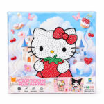 Tableau diamant Hello Kitty 30x30