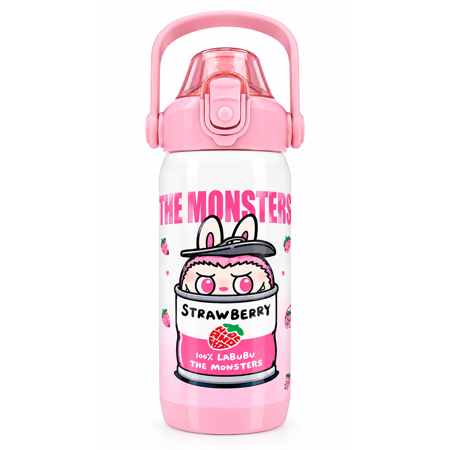 labubu 2 Gourde Labubu en acier inoxydable 1200ml Blanc – Image 1