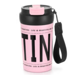 Thermose en acier inoxydable 400ml Rose