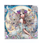 Tableau diamante thème d'une princesse fantastique 20x20
