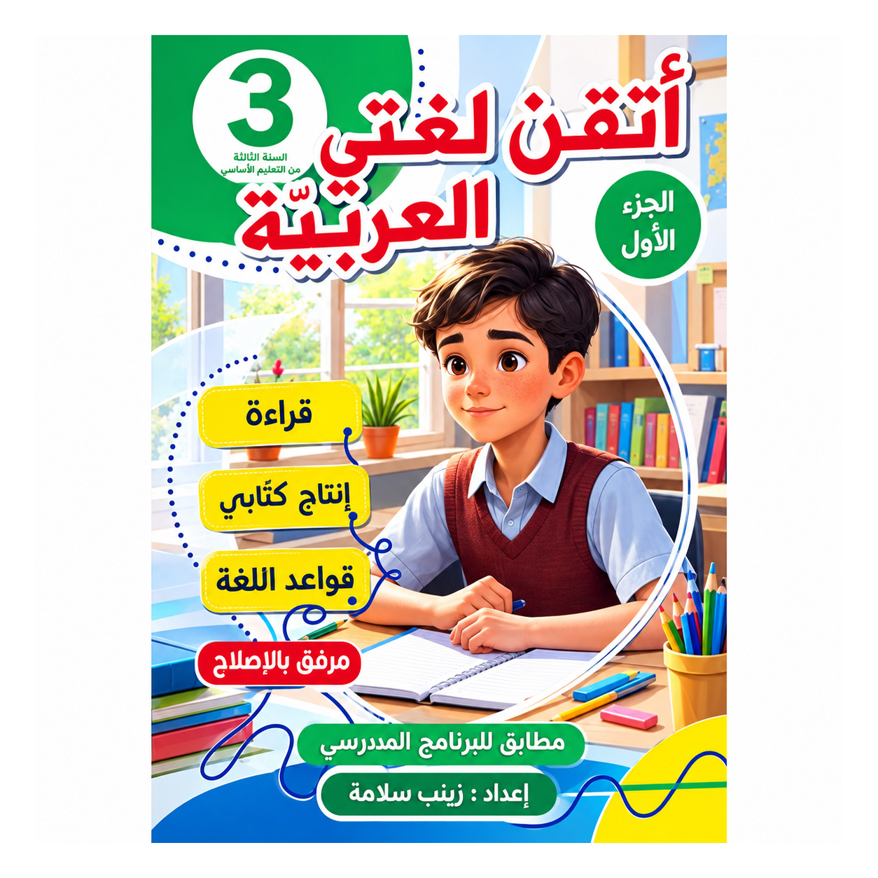 اتقن اتقن لغتي العربية - السنة الثالثة - الجزء الأول – Image 1
